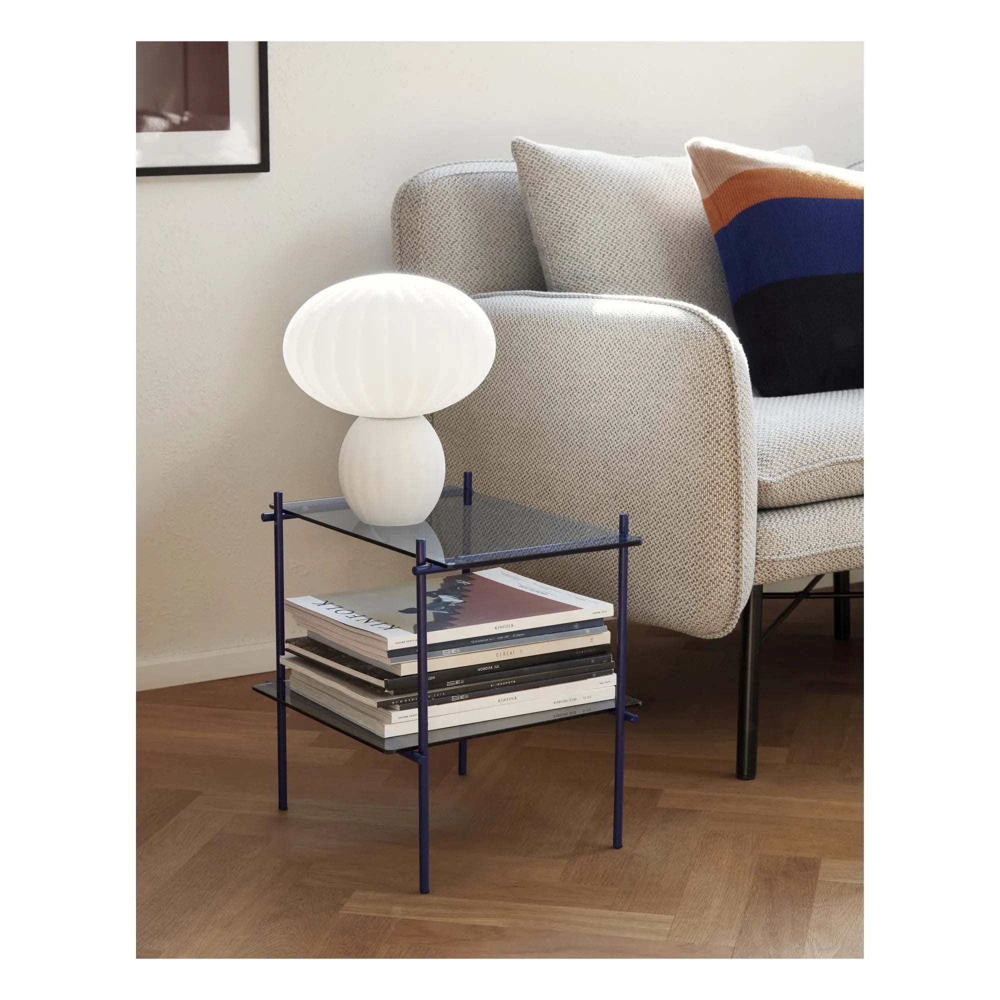 Hübsch - Opaline Glass Table Lamp | White