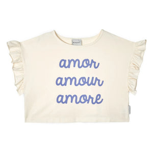 Mipounet - Amour T-shirt Organic Cotton | Ecru
