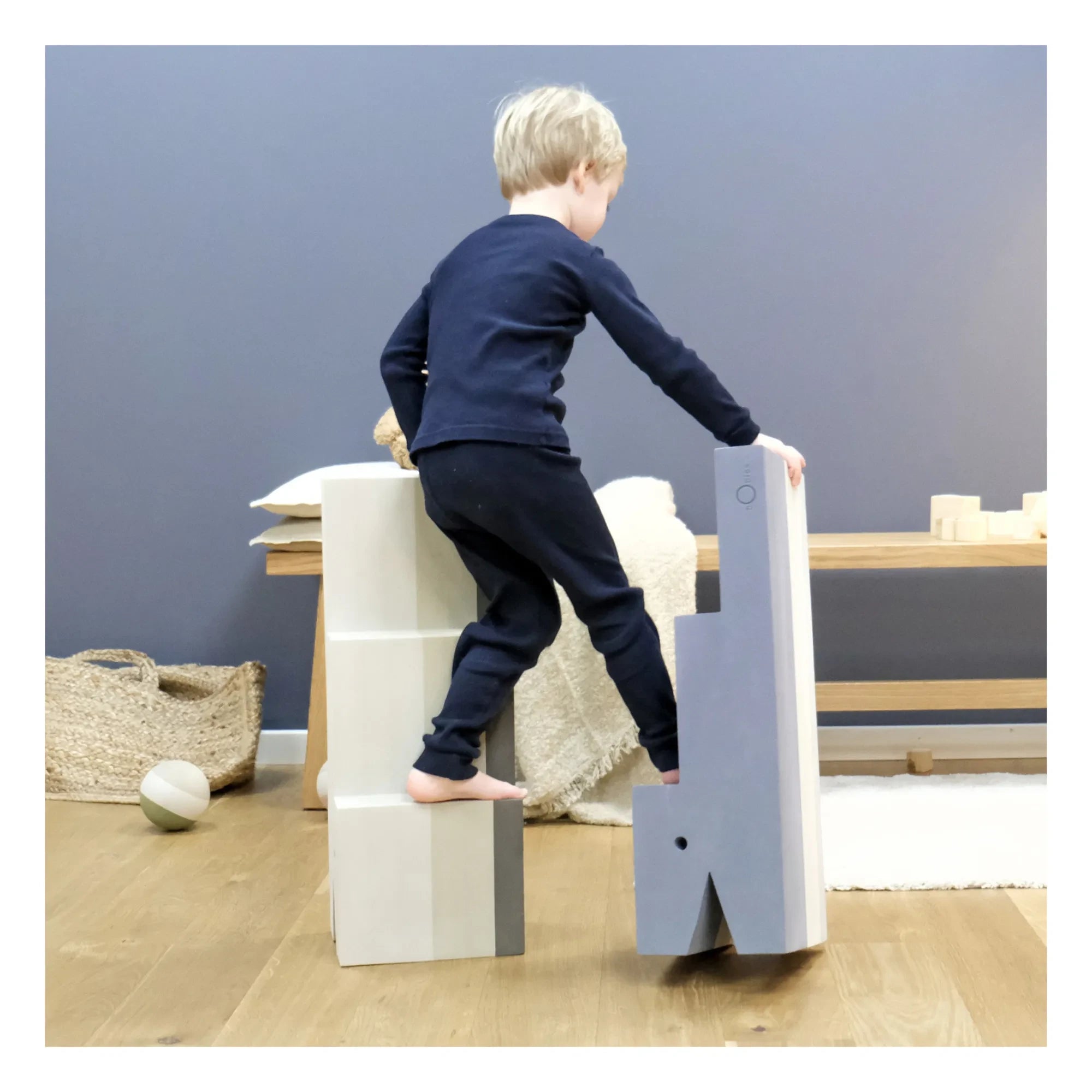 BObles - Crocodile EVA Climbing Toy | Gray