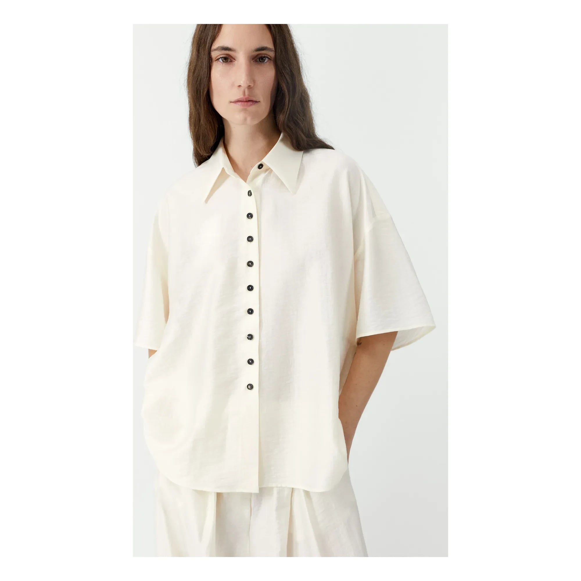 Cordera - Short Sleeve Shirt | White