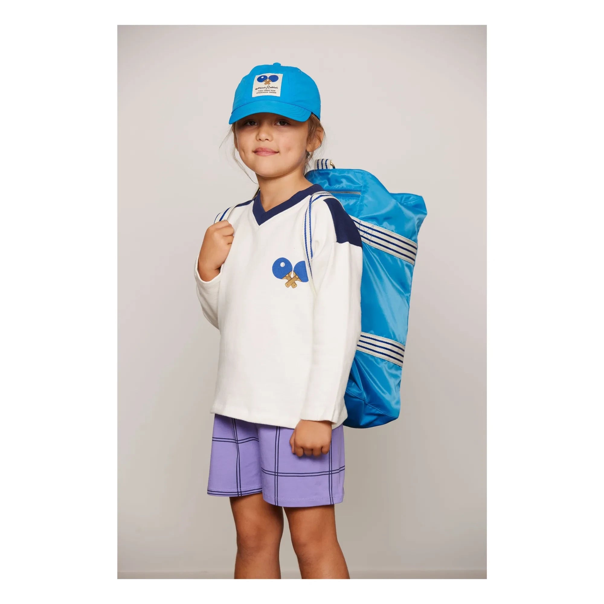 Mini Rodini - Organic Cotton Ping Pong Sweatshirt | White