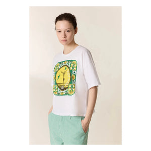 Leon & Harper - Feel Your Soul T-Shirt Organic Cotton | White