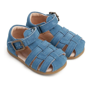 Lazare - Ernest Suede sandals | Denim blue