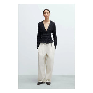 Cordera - Merino Wool Cardigan | Charcoal Gray