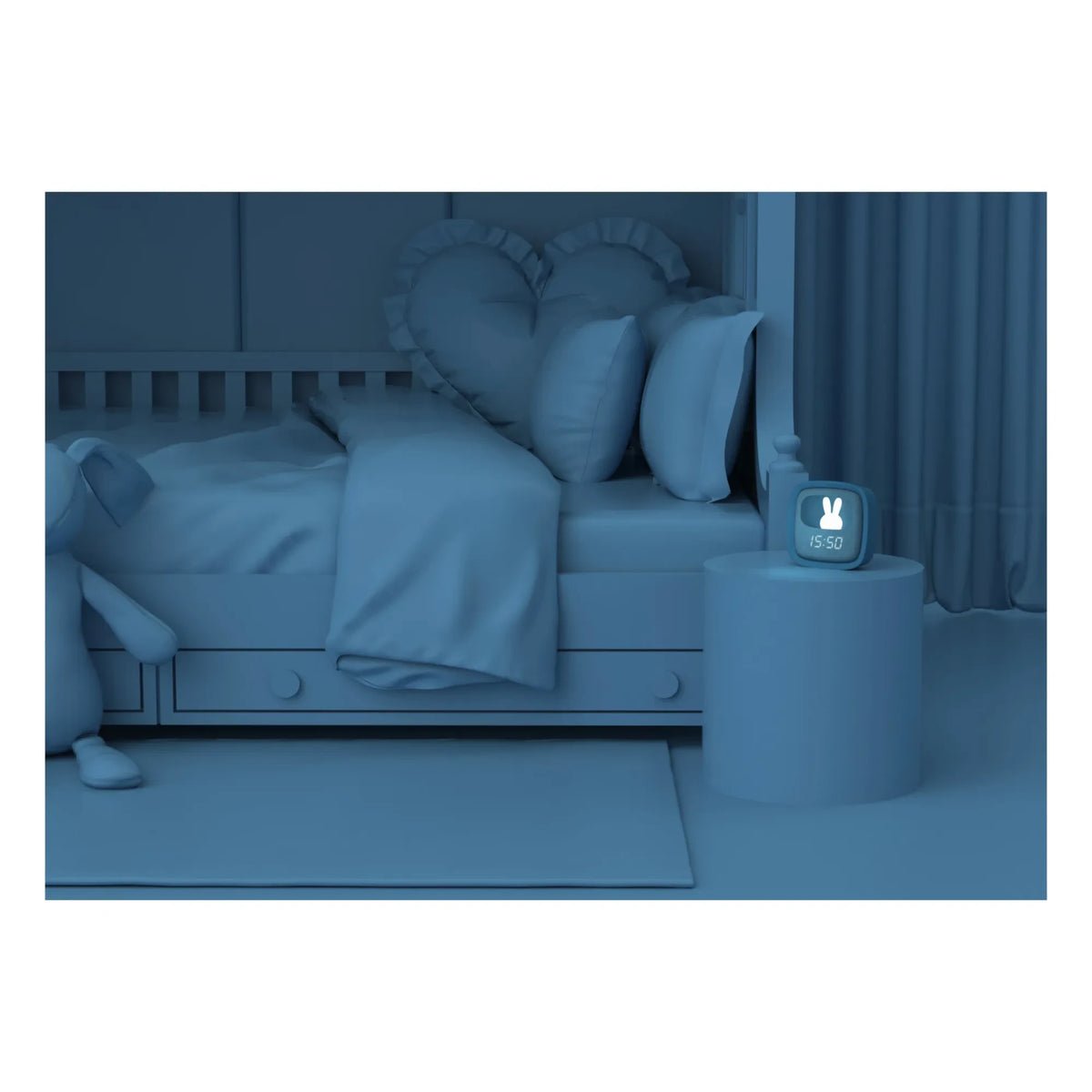 MOB - Billy Alarm Clock and Night Light | Dark Blue