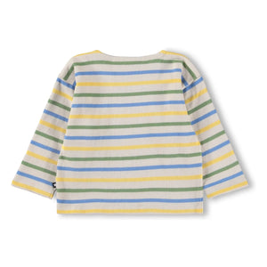 Molo - Edarko Striped Organic Cotton T-Shirt | Ecru