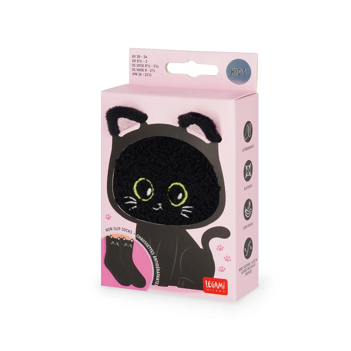 Legami - Non-Slip Kitty Kids Socks - Perfect Match!