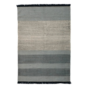 Nanimarquina - Tres Striped Rug, Elisa Padrón | Blue