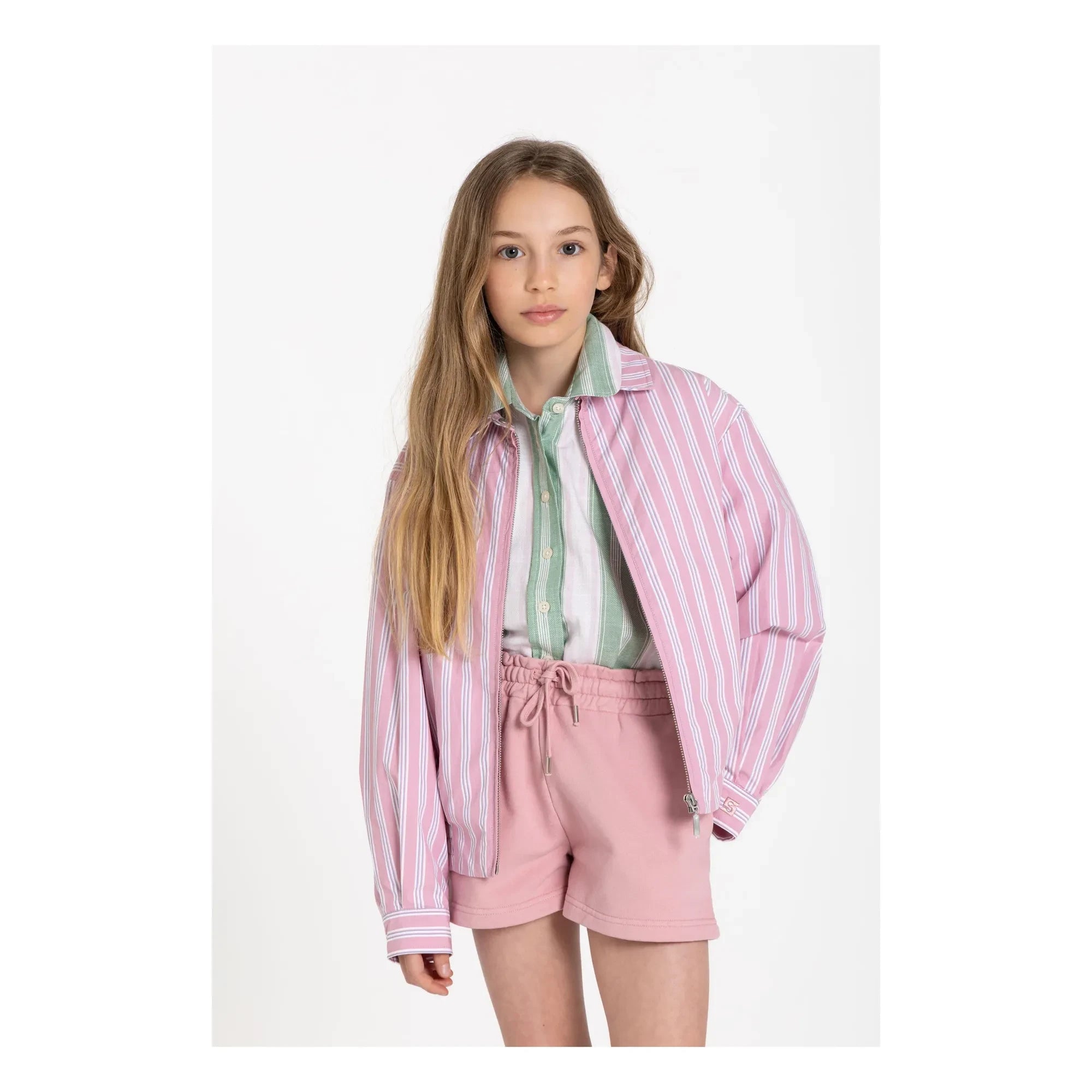 Smallable Kid - Sawyer Striped Shirt | Mint Green
