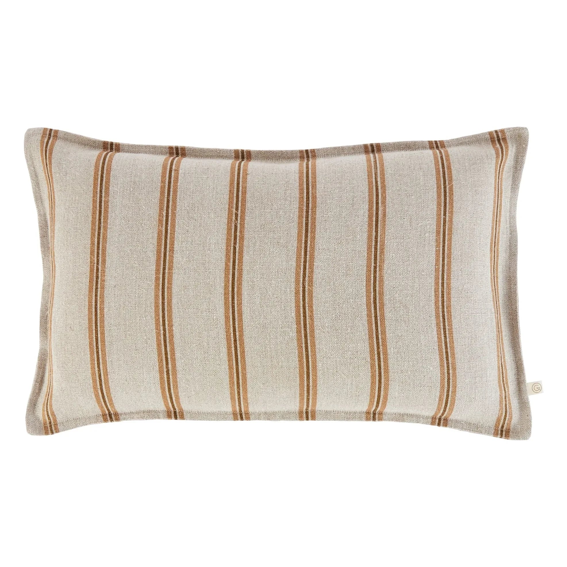 Gabrielle Paris - Striped Pillowcase | Brown