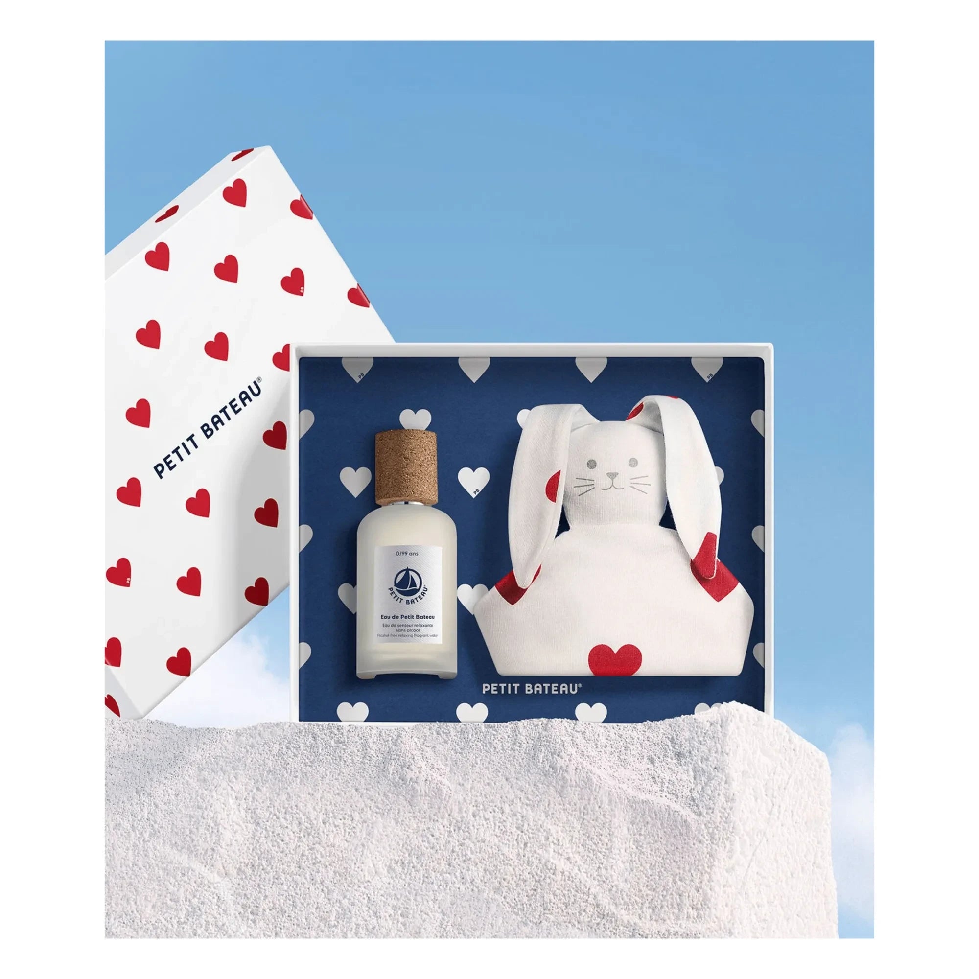 Petit Bateau - Birth Gift Set with Perfume and Plush Toy