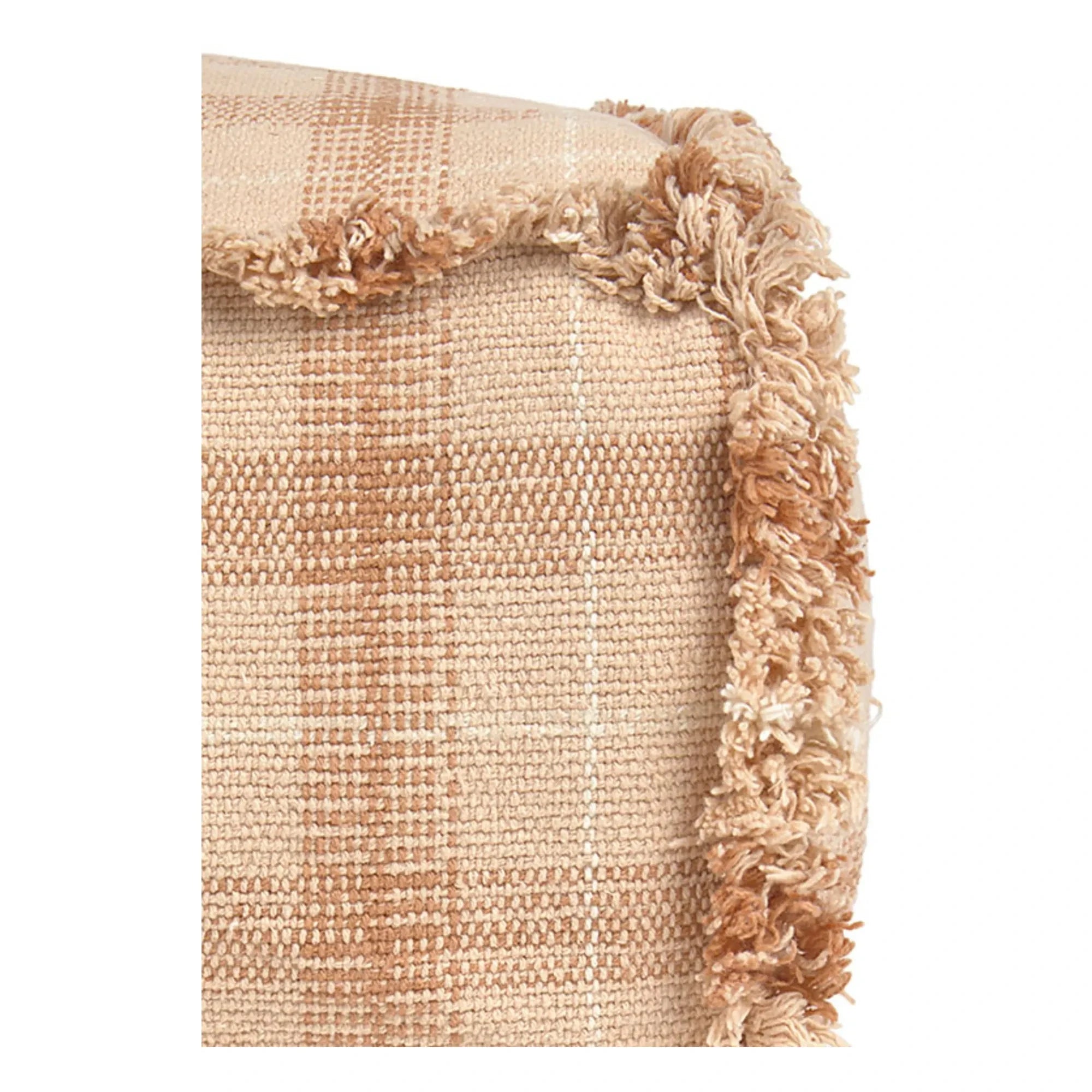Lorena Canals - Tartan Pouf | Dust Pink