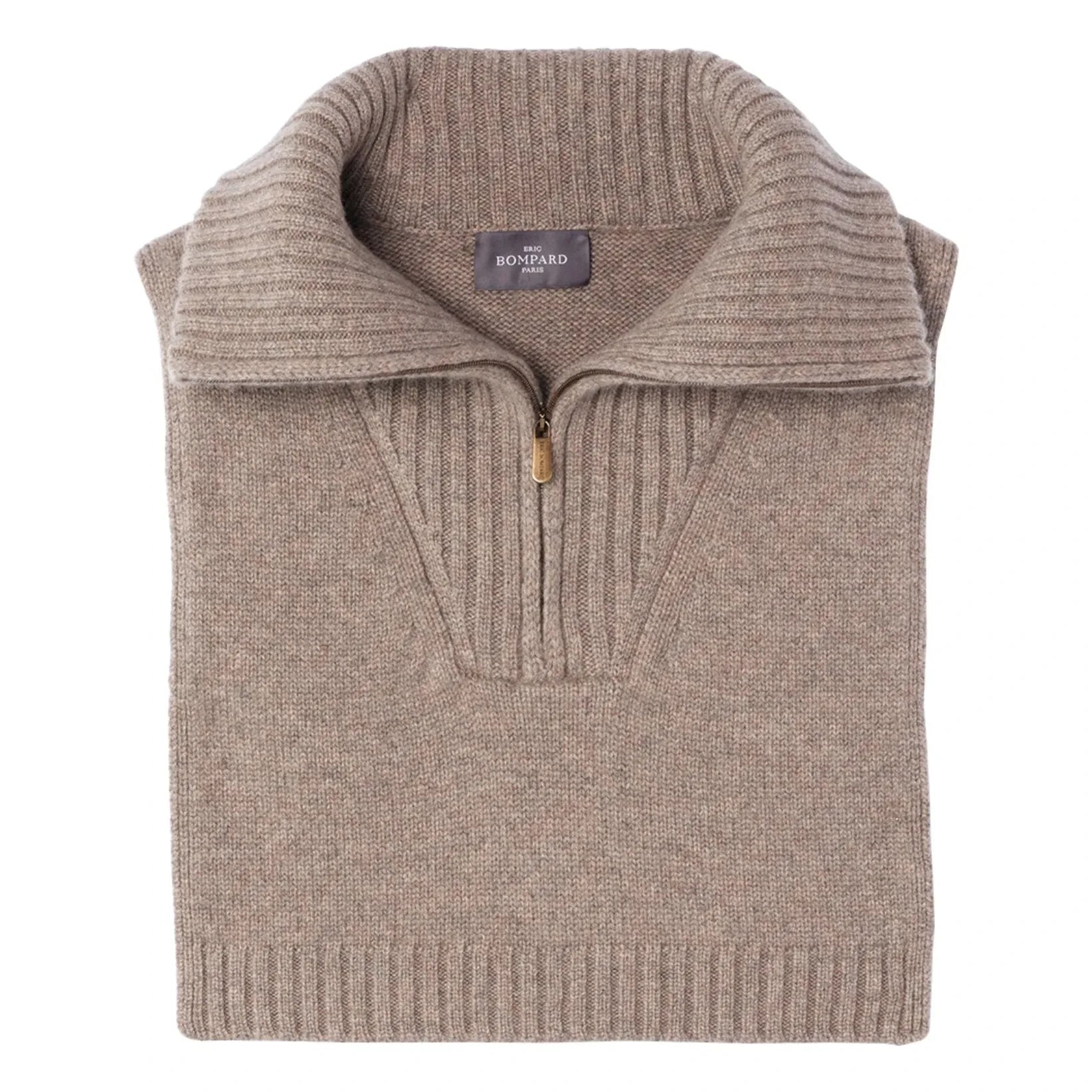 Bompard - Plastron Cashmere Trucker Neck | Beige