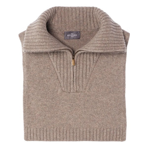 Bompard - Plastron Cashmere Trucker Neck | Beige