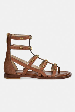 MICHAEL Michael Kors kadın deri kayışlı sandalet Noa Flat Sandal