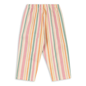 Konges Sløjd - Frankie Organic Cotton Striped Pants | Pink