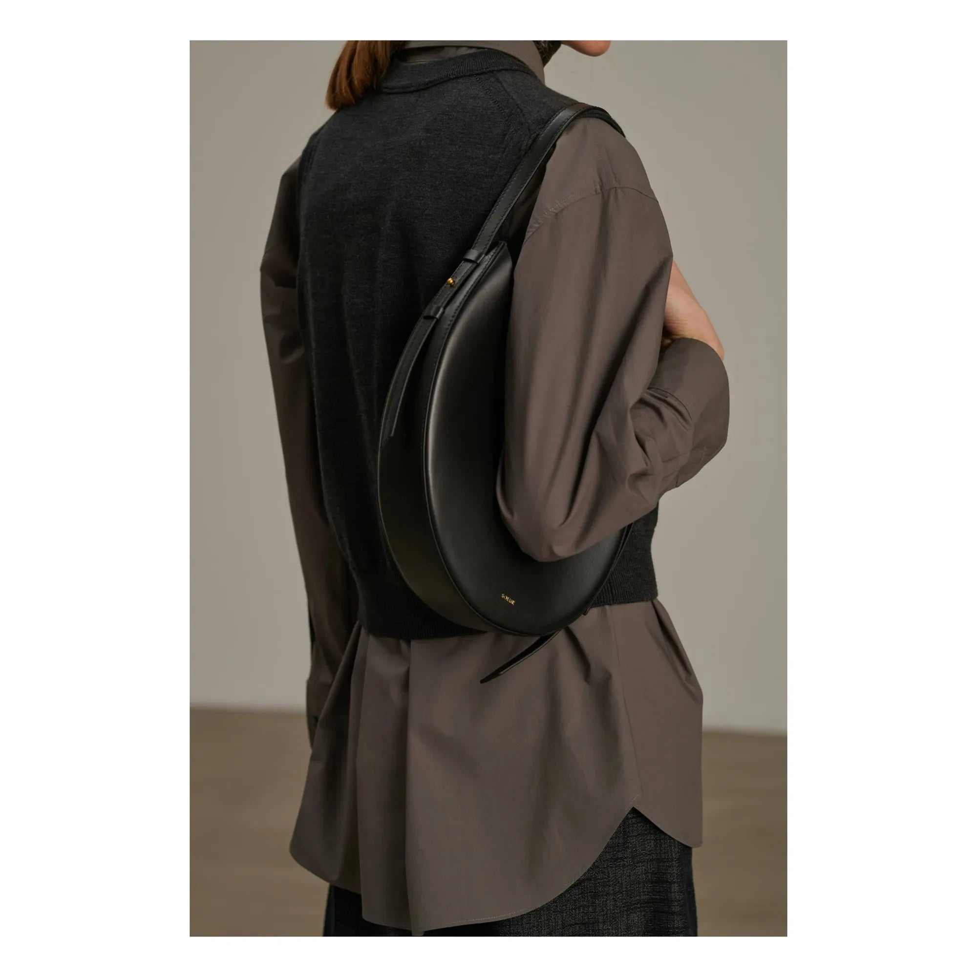 Soeur - Wino Leather Bag | Black