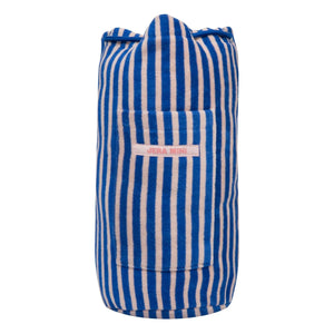 Jera Mini - Pink Striped Towel Pocket Backpack | Light Pink
