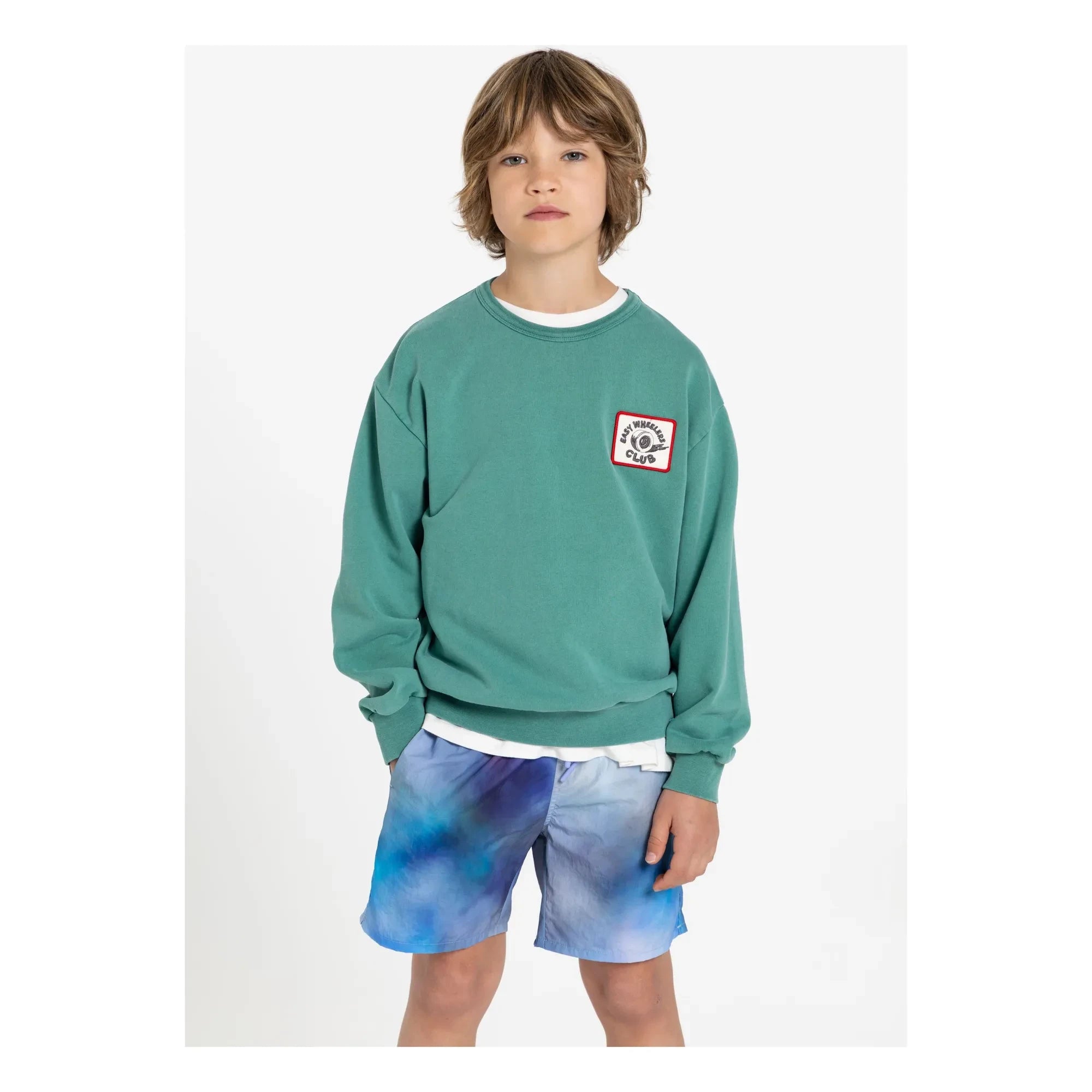 Hundred Pieces - Ryde Wheelers Organic Cotton Sweatshirt | Emerald Green