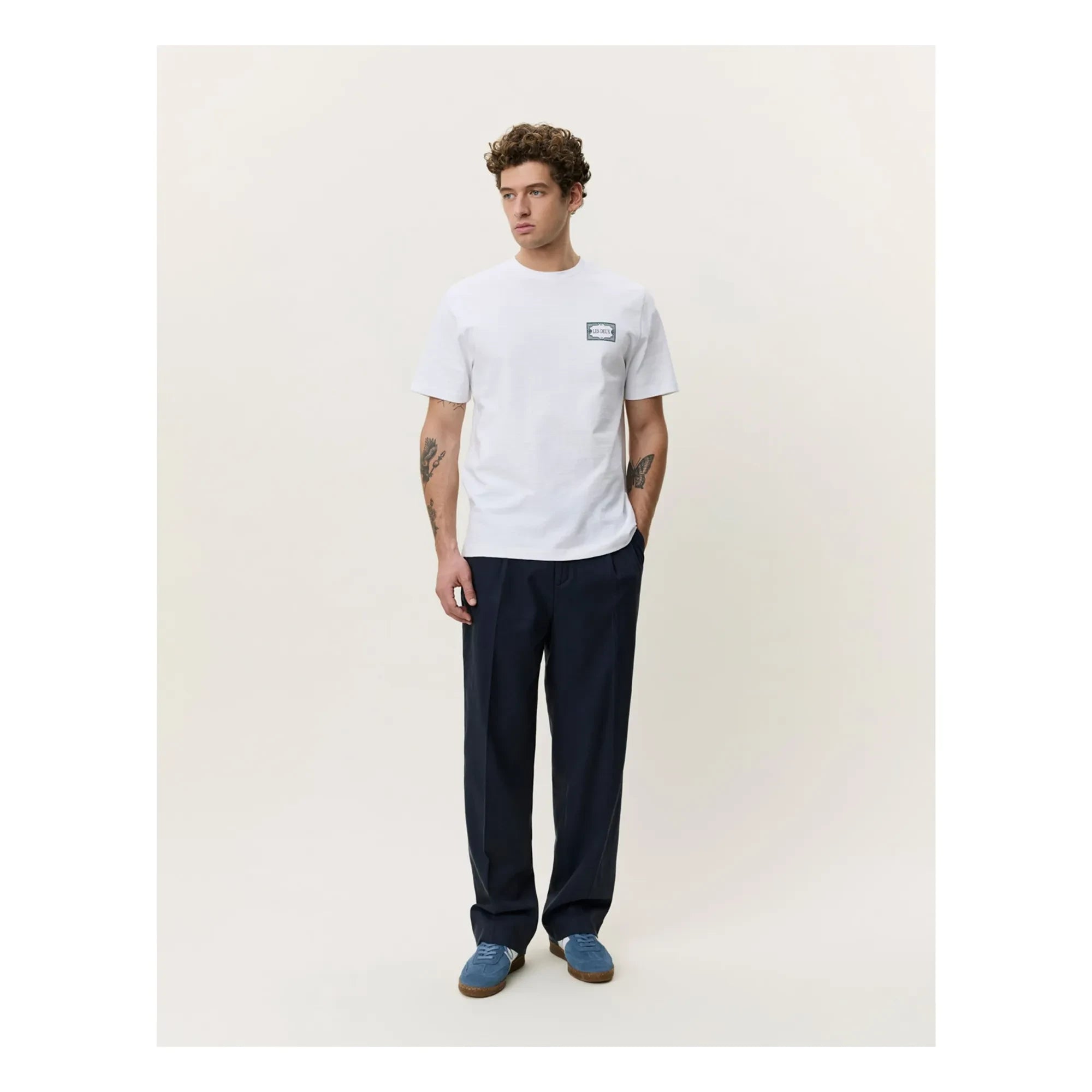 Les Deux - Italian T-shirt | White