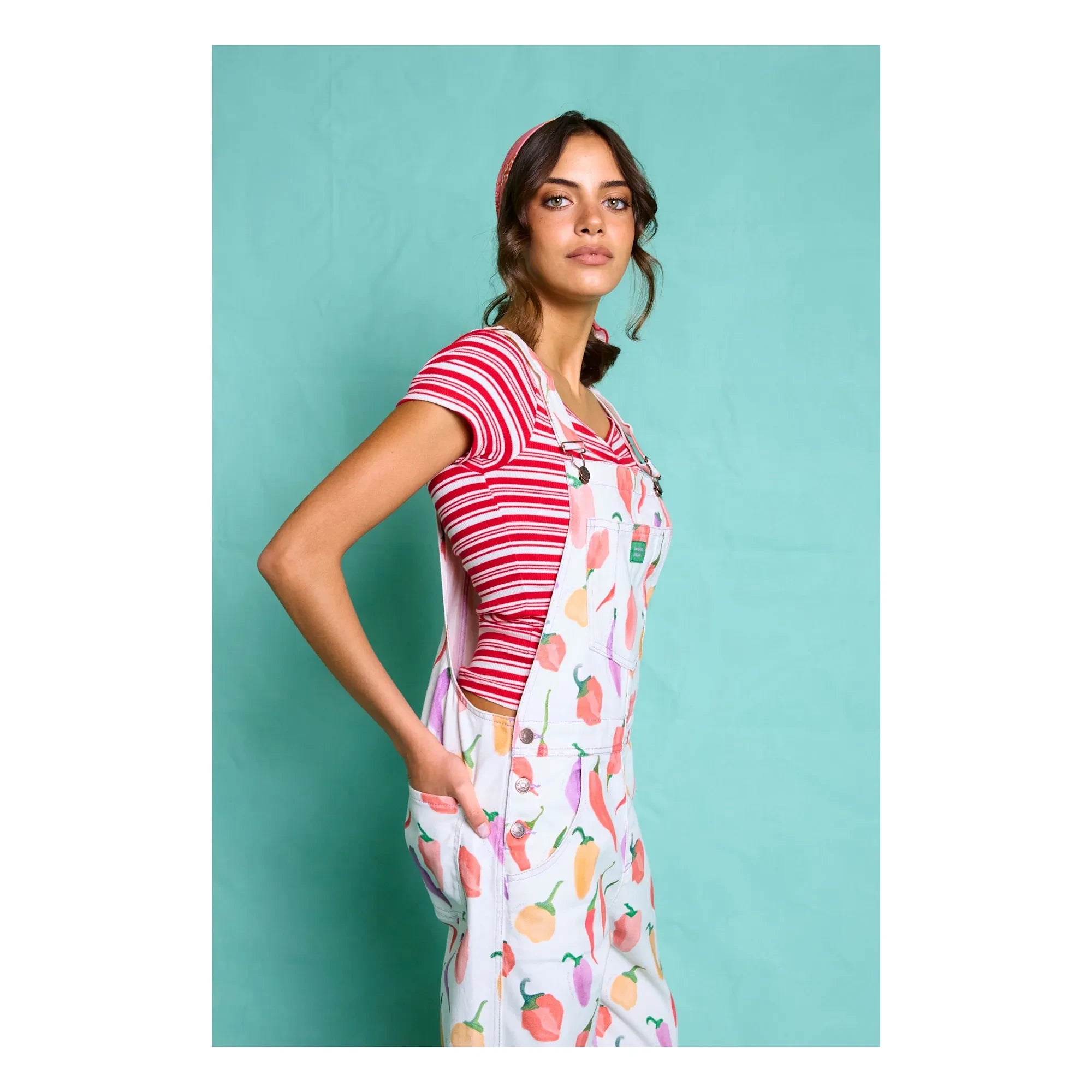 Favorite People - Peperone Peppers Jumpsuit - Women's Collection | White