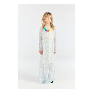 The Animals Observatory - Peacock Dress | White