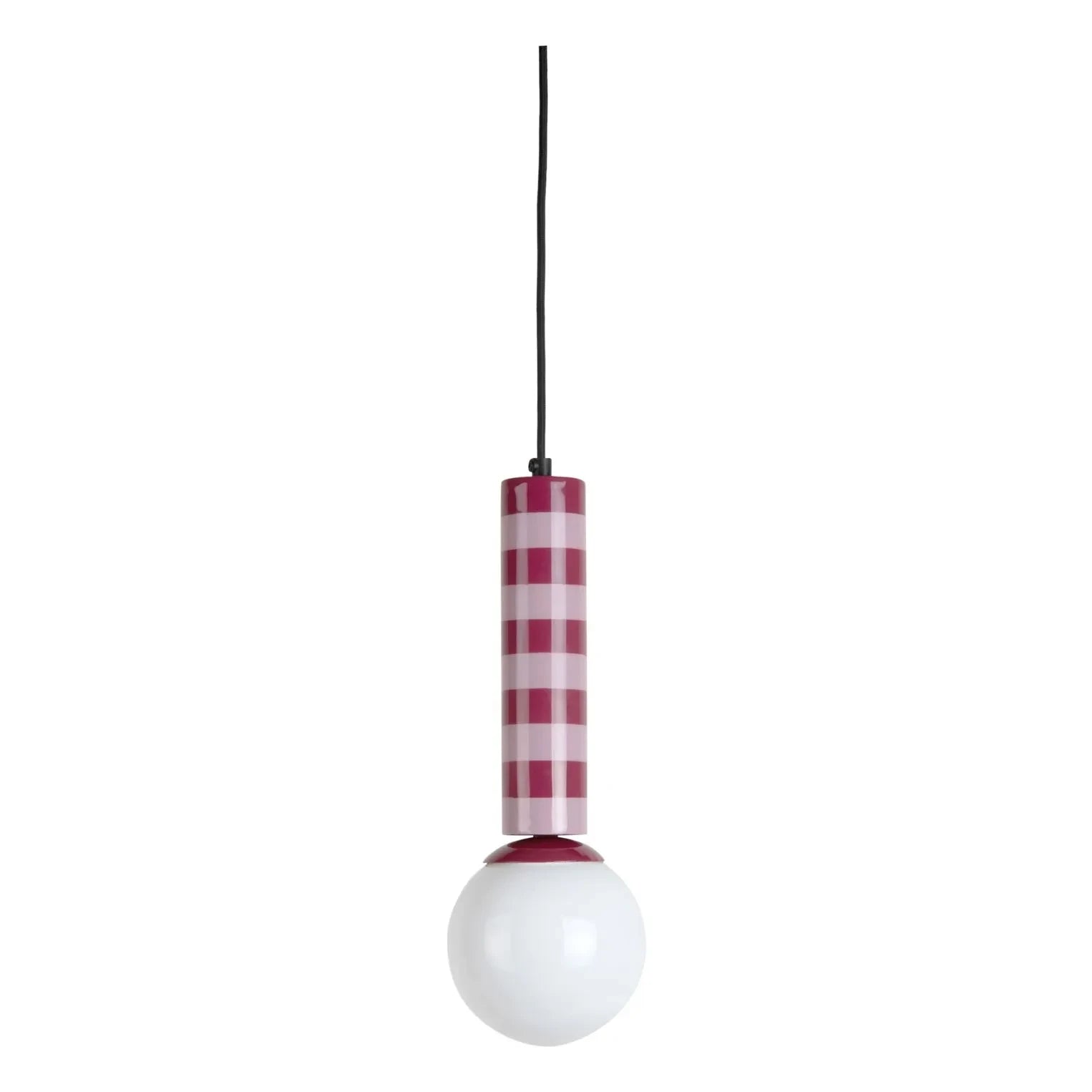 Present Time - Striped Pendant Lamp | Lavender