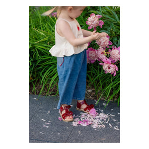 Petit Nord - Gry Sandal | Cherry Red