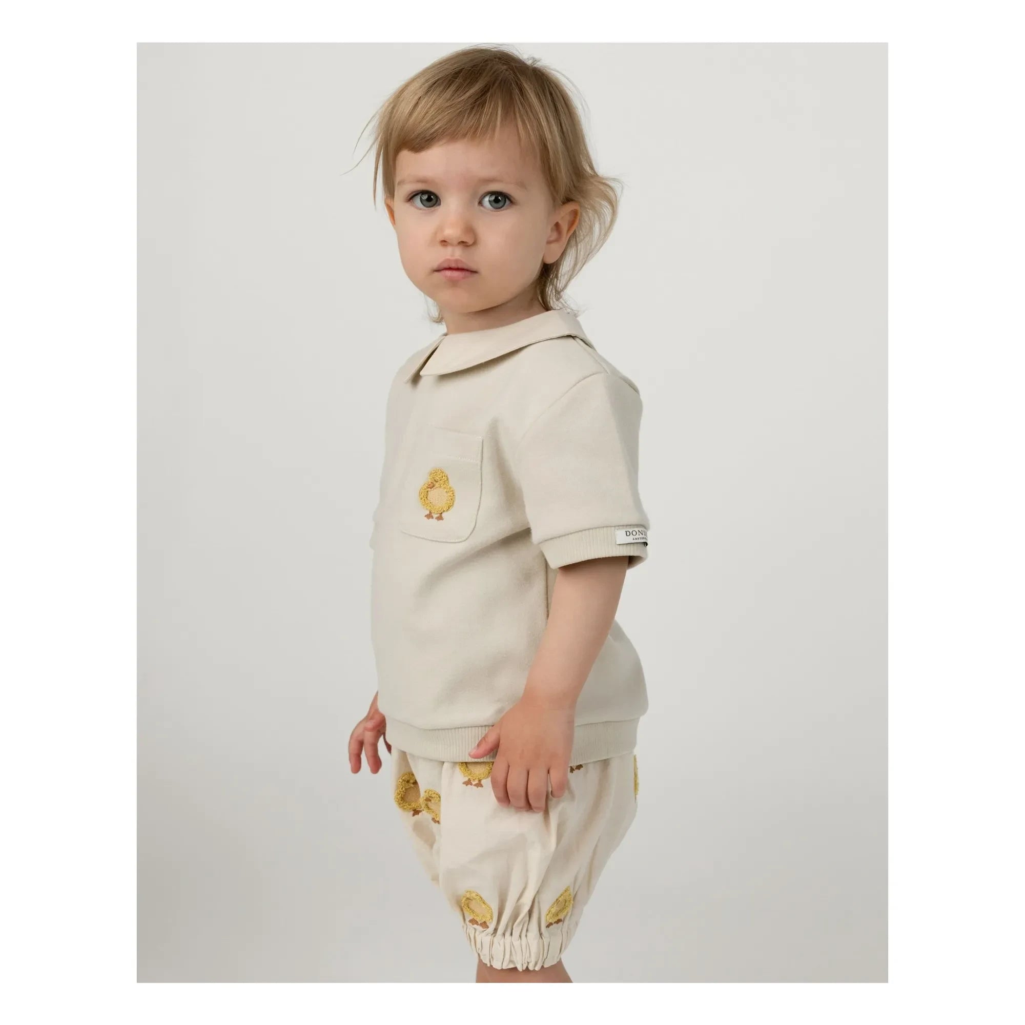 Donsje - Dientje Poussin Fleece T-Shirt | Ivory