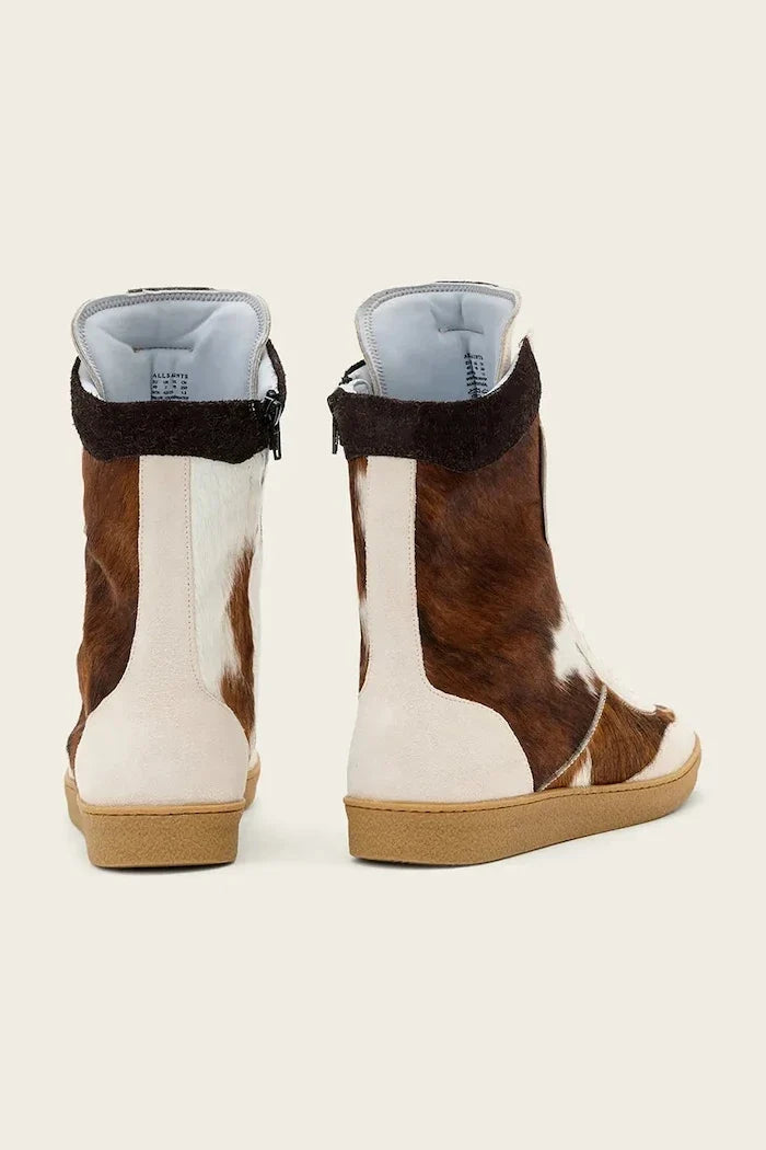 AllSaints Louise High Top Deri Spor Ayakkabı