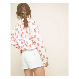 Owl - Fringed Denim Lyocell Shorts | Aqua
