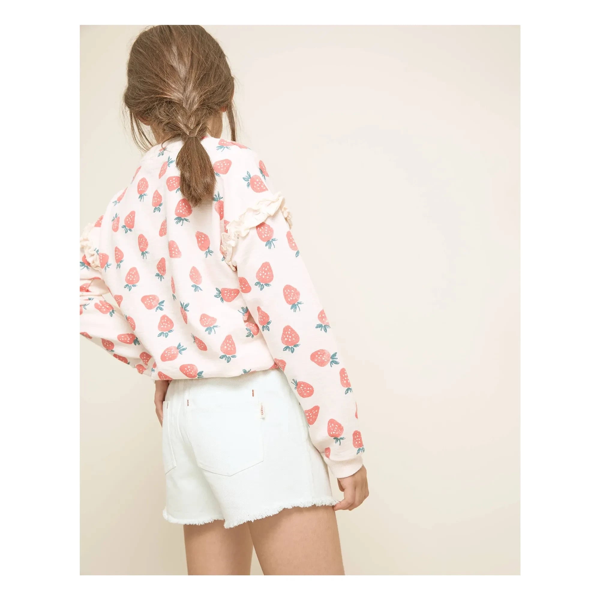 Owl - Fringed Denim Lyocell Shorts | Aqua