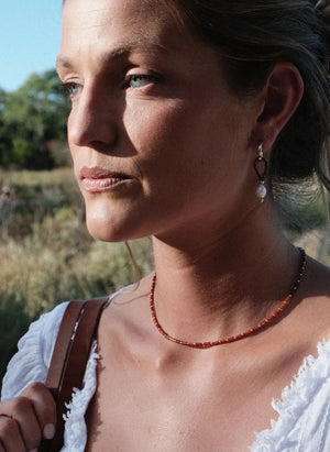 Camille Colette Studio - Baia Reddish Brown Necklace | Multicolor