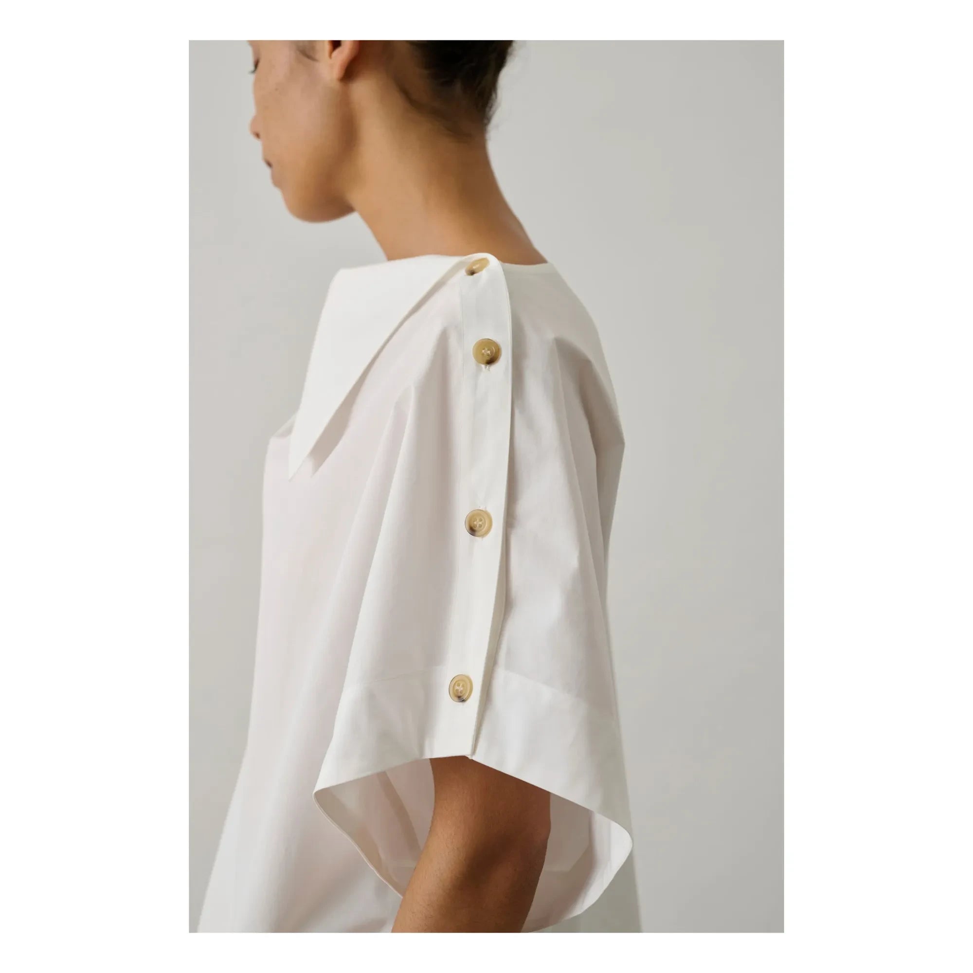 Soeur - Issa Organic Cotton Blouse | Off-White