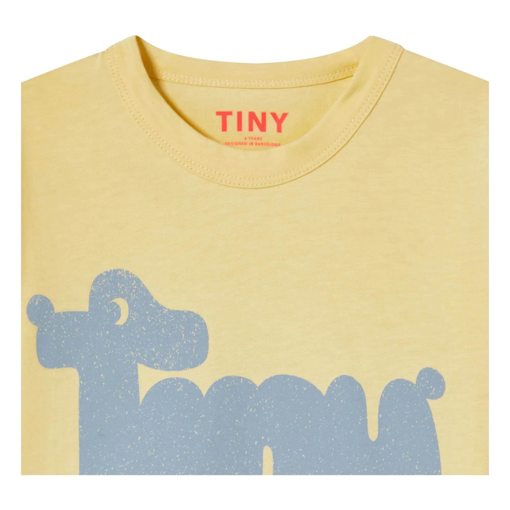 Tinycottons - Tiny Dog Organic Cotton T-Shirt | Light Yellow