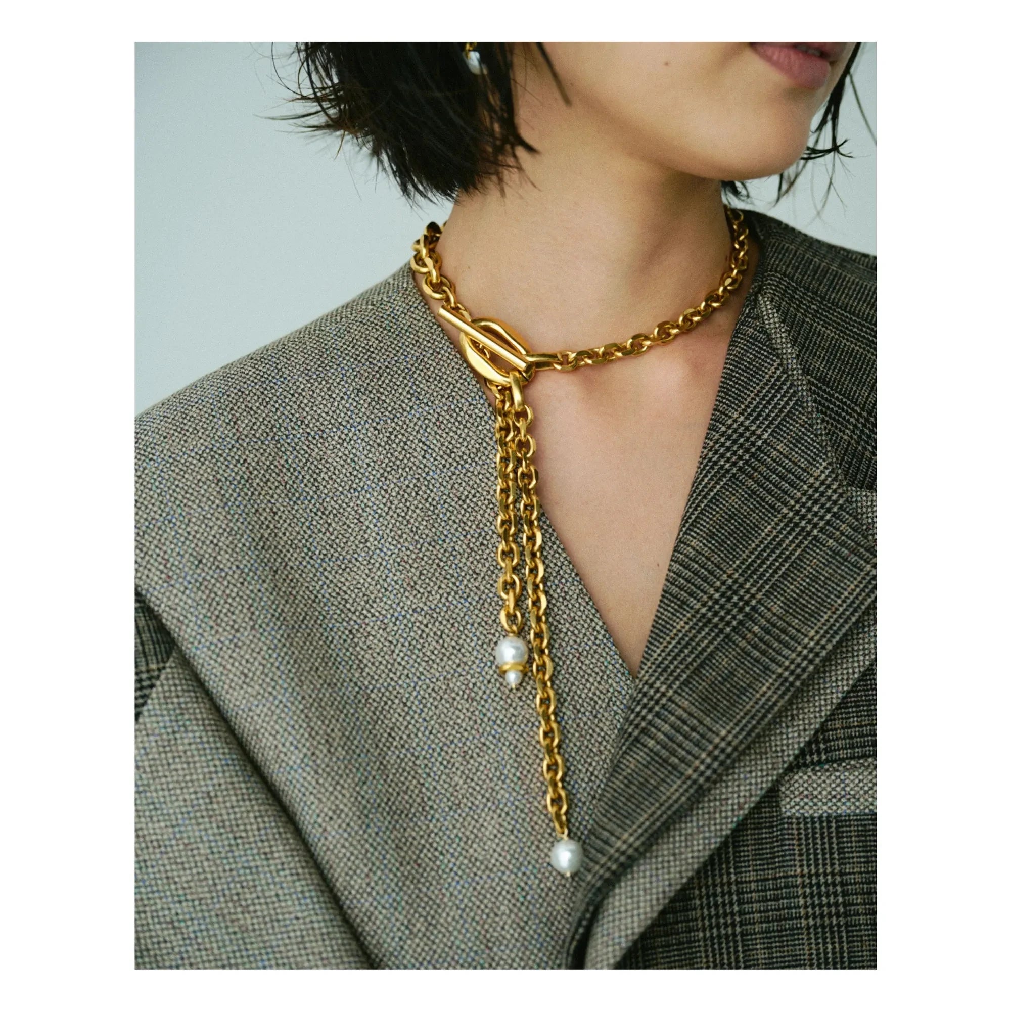 Perrine Taverniti - Cambronne Pearl Necklace | Gold