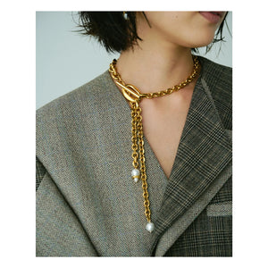 Perrine Taverniti - Cambronne Pearl Necklace | Gold