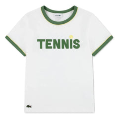 Lacoste - Organic Cotton Contrast T-Shirt | Off-White