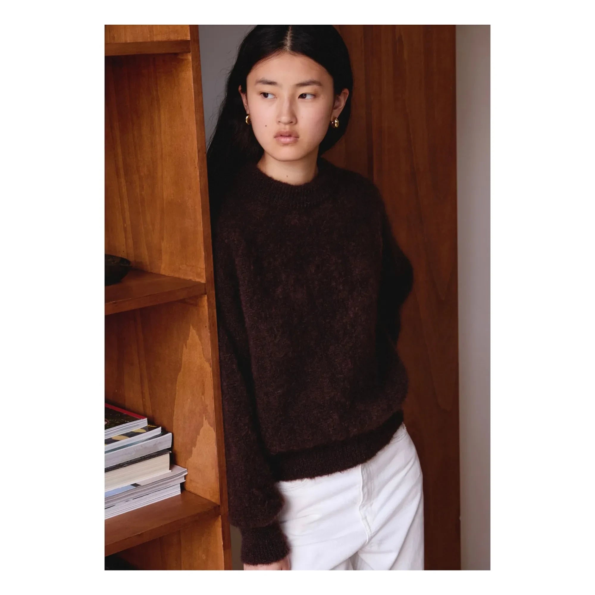 Surprise Paris - Jane Super Kid Mohair Sweater | Chocolate