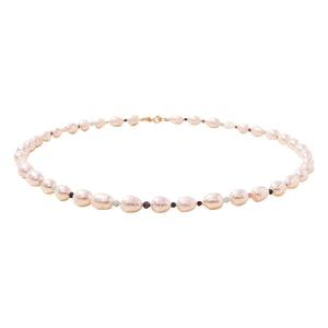 Camille Colette Studio - Pearl Turquoise Anklet | White