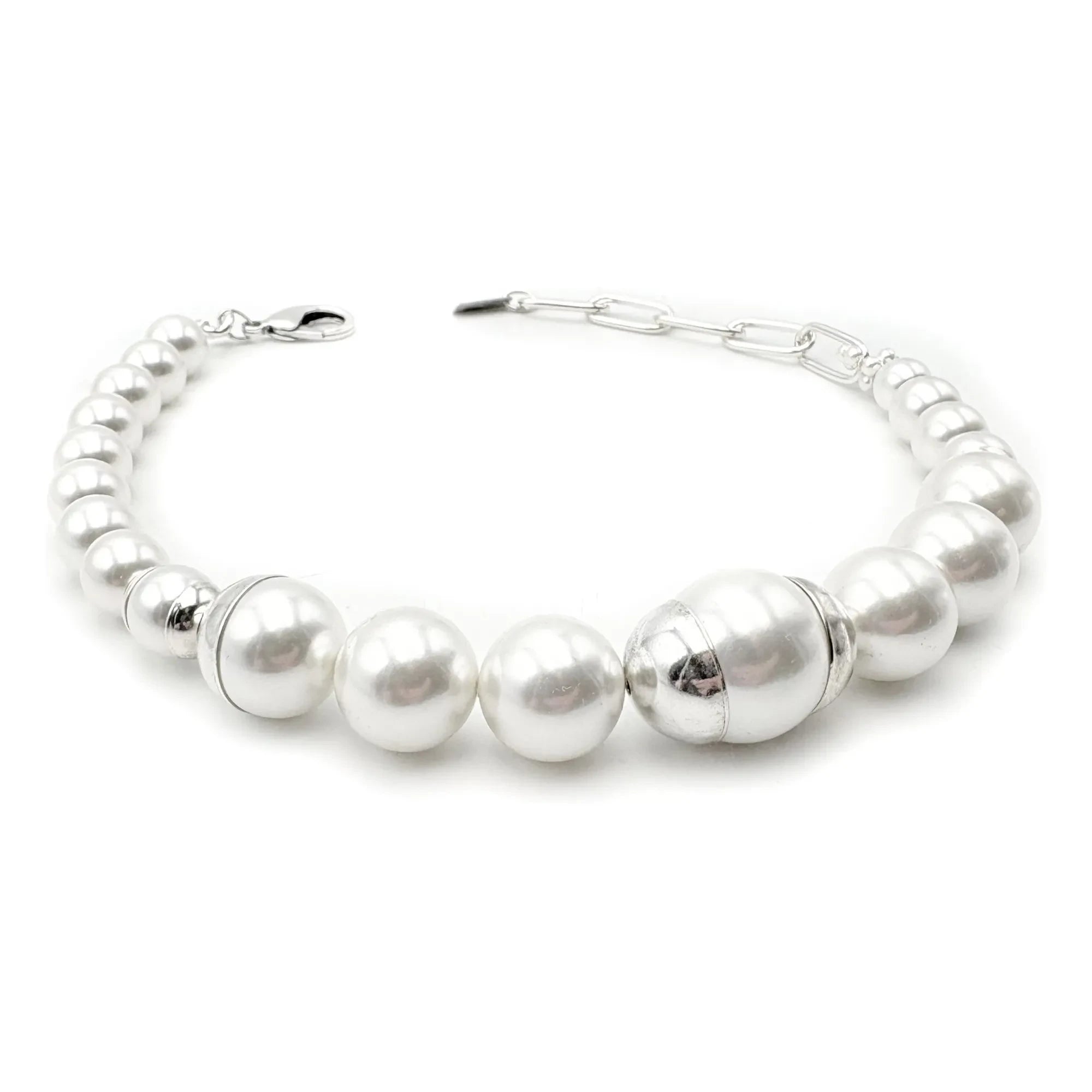 Perrine Taverniti - Montera Pearl Necklace | Silver