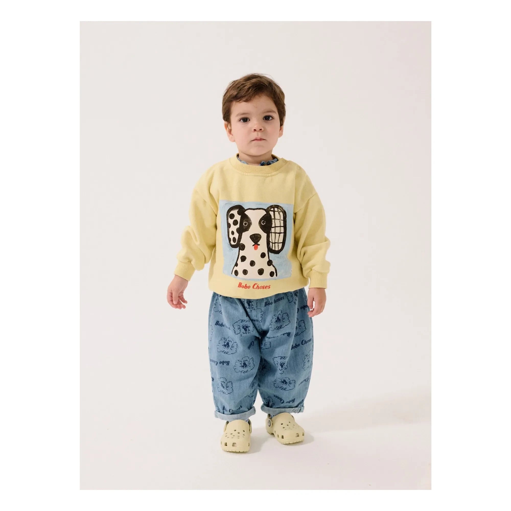 Bobo Choses - Organic Cotton Baby Dog Jeans | Blue