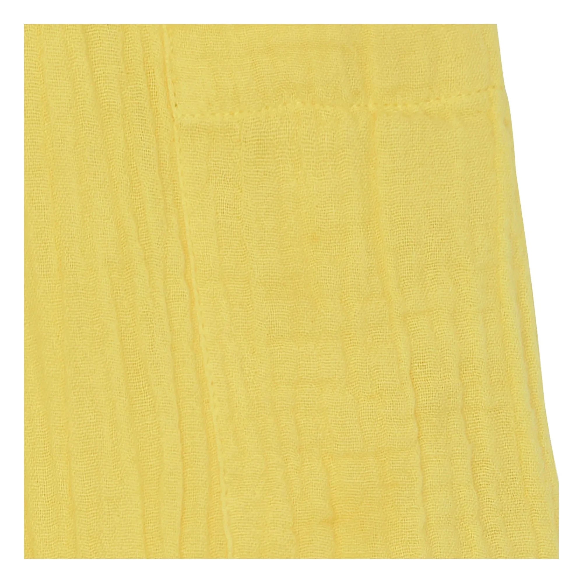Bonton - Lauren Cotton Gauze Pocket Trousers | Yellow