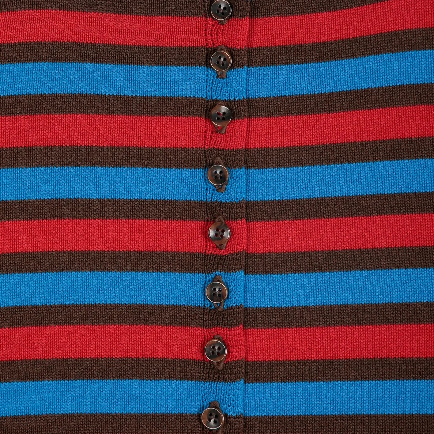 Bobo Choses - Organic cotton striped cardigan | Red