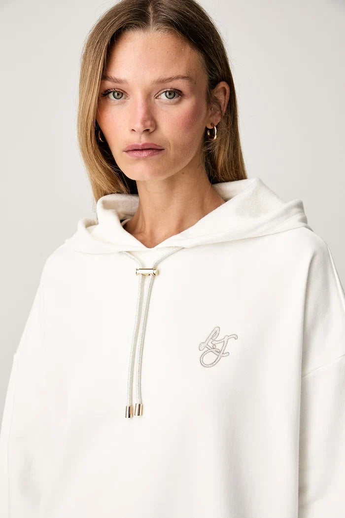 Liu Jo kapüşonlu kadın pamuklu sweatshirt