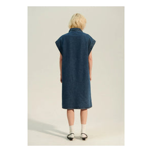 BELLEPIECE - Zafra Denim Elbise | Koyu Mavi