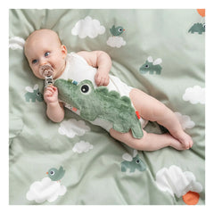 Done by deer - Croco Pacifier Clip | Green