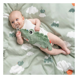 Done by deer - Croco Pacifier Clip | Green
