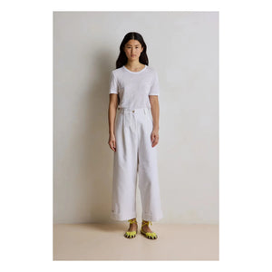 Hod - Miami Linen T-Shirt | White