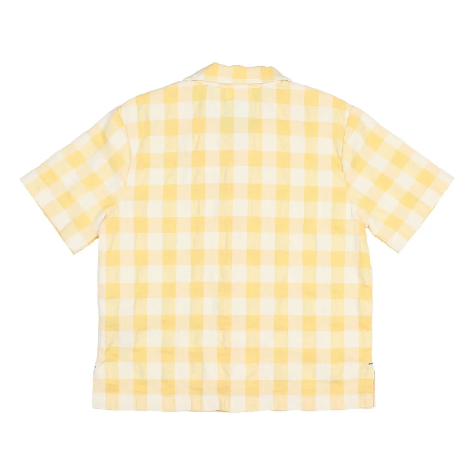 Búho - Gingham Seersucker Organic Cotton Shirt | Yellow